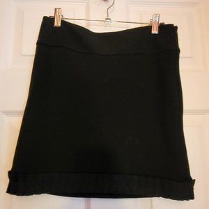 Diane Von Furstenberg Black Postage Stamp Skirt, Size 6